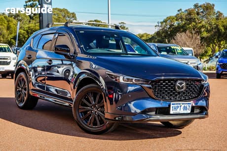 Blue 2022 Mazda CX-5 Wagon Gt Sp Turbo (Awd)