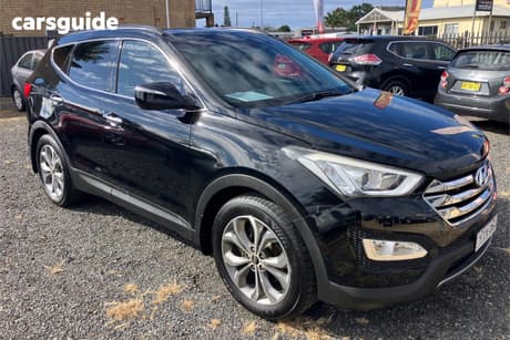 Black 2013 Hyundai Santa FE Wagon Highlander Crdi (4X4)