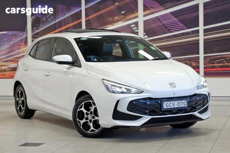 White 2024 MG MG3 Hatchback Essence Hybrid+