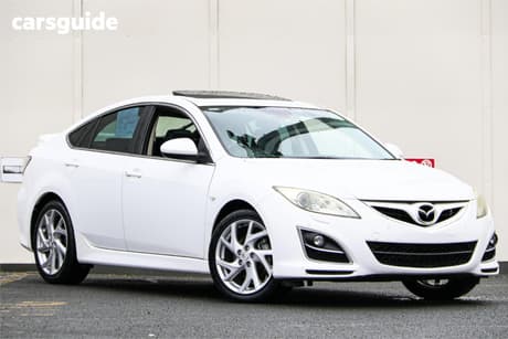 White 2012 Mazda 6 Hatchback Luxury Sports