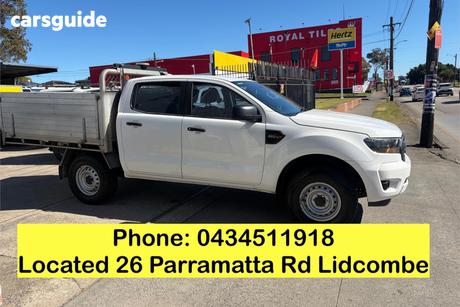 White 2021 Ford Ranger Double Cab Chassis Xl 2.2 Hi-Rider (4X2)