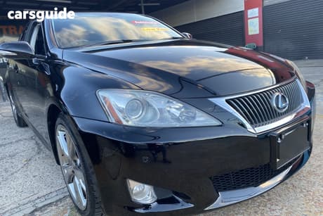 Black 2009 Lexus IS350 Sedan