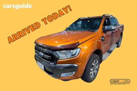 Orange 2016 Ford Ranger Dual Cab Pick-up Wildtrak 3.2 (4X4)