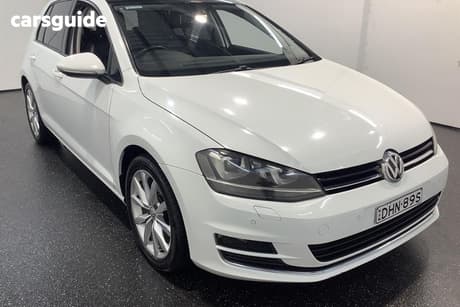 White 2016 Volkswagen Golf Hatchback 110 Tsi Highline