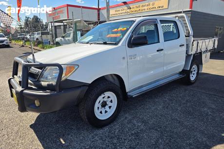 White 2006 Toyota Hilux Dual Cab Pick-up Sr (4X4)