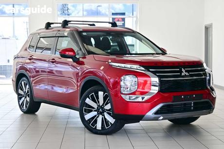 Red 2025 Mitsubishi Outlander Wagon Aspire 7 Seat (2Wd)