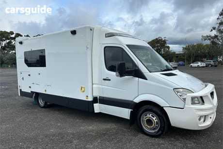 White 2011 Mercedes-Benz Sprinter Cab Chassis 519Cdi Lwb