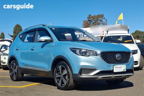 Blue 2020 MG ZS EV Wagon Essence