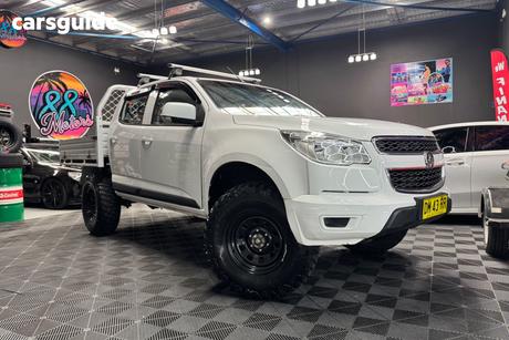 White 2014 Holden Colorado Crew Cab Pickup Lx (4X4)