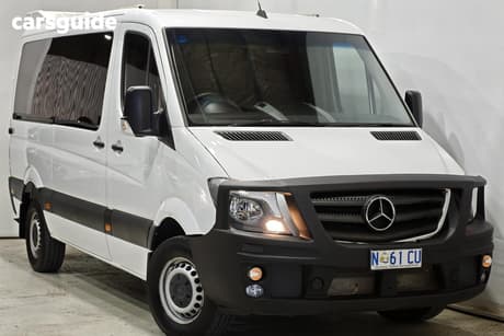 White 2016 Mercedes-Benz Sprinter Van 319Cdi Mwb