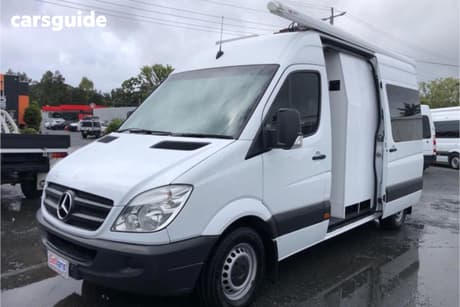 White 2012 Mercedes-Benz Sprinter Van 313Cdi Mwb