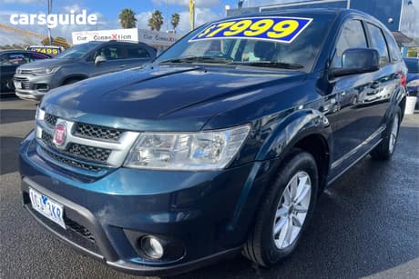 Blue 2014 Fiat Freemont Wagon