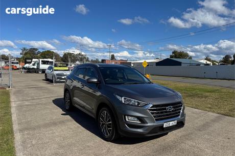 Grey 2019 Hyundai Tucson Wagon Elite (Awd) Black Int