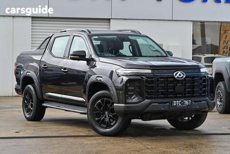 Black 2025 LDV T60 Double Cab Utility Max Plus (4X4)