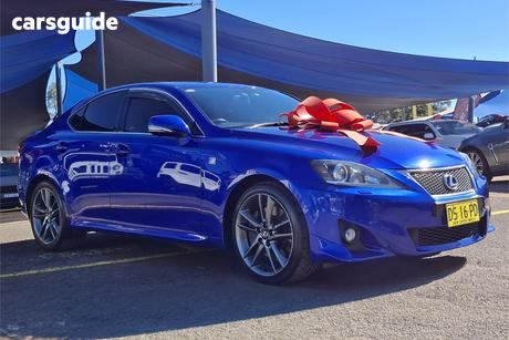 Blue 2010 Lexus IS350 Sedan F Sport
