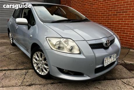Blue 2009 Toyota Corolla Hatchback Ascent