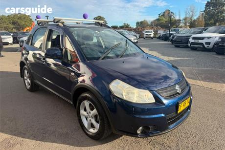 Blue 2008 Suzuki SX4 Hatchback 4X4
