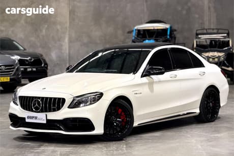 White 2021 Mercedes-Benz C63 Sedan S