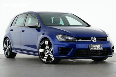 Blue 2015 Volkswagen Golf Hatchback R