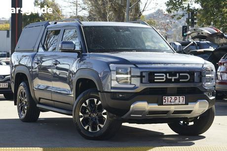 Blue 2025 BYD Shark 6 Dual Cab Utility Dual Motor Premium