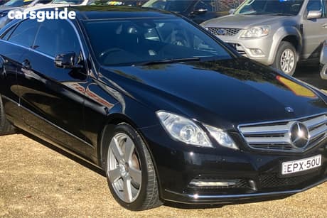 Black 2011 Mercedes-Benz E350 Coupe Avantgarde