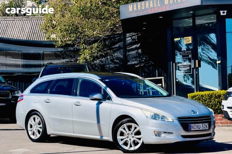 Silver 2014 Peugeot 508 Wagon Allure Touring 1.6T