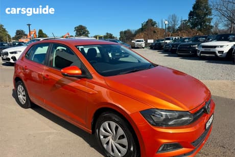 Orange 2019 Volkswagen Polo Hatchback 70 Tsi Trendline