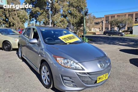Silver 2010 Mazda 3 Hatchback Maxx Sport