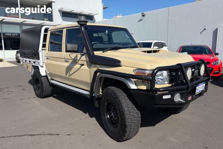 Gold 2020 Toyota Landcruiser Double Cab Chassis Gxl