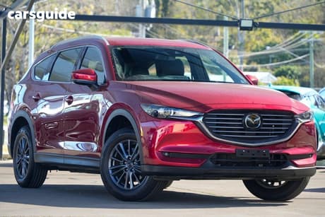Red 2021 Mazda CX-8 Wagon Touring (Fwd)