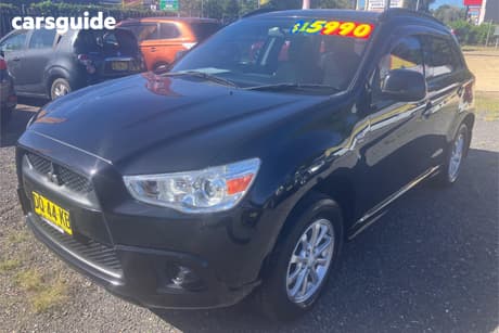 Black 2011 Mitsubishi ASX Wagon (2Wd)