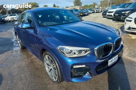Blue 2018 BMW X4 Coupe Xdrive 30I M Sport