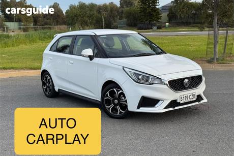 White 2023 MG MG3 Hatchback Excite (With Navigation)