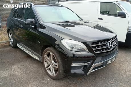 Black 2012 Mercedes-Benz ML250 Wagon Cdi Bluetec (4X4)