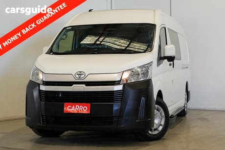 White 2021 Toyota HiAce Van Slwb Gl (Colours)