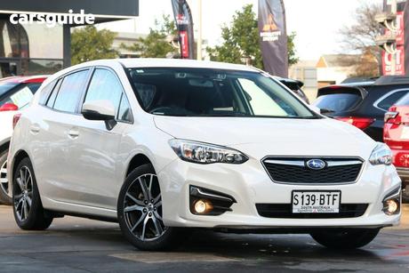 White 2017 Subaru Impreza Hatchback 2.0I-L (Awd)