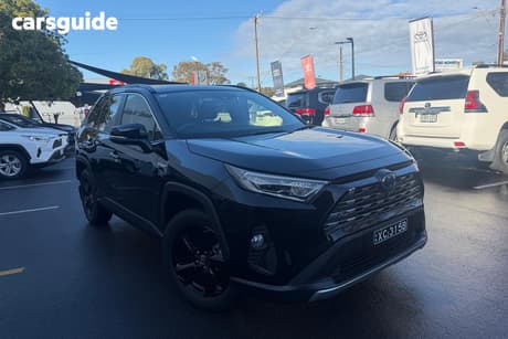 Black 2021 Toyota RAV4 Wagon Cruiser (2Wd) Hybrid