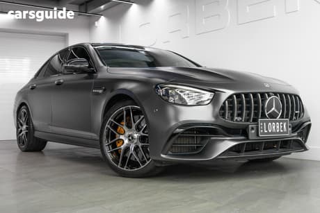 Grey 2022 Mercedes-Benz E63 Sedan S 4Matic+