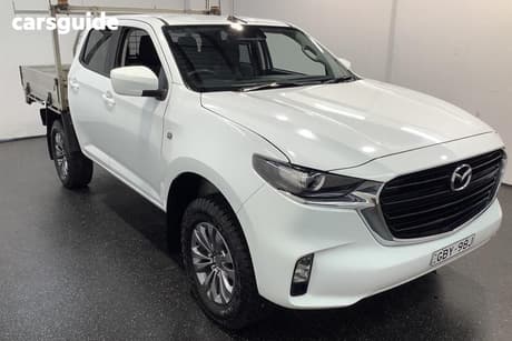 White 2022 Mazda BT-50 Dual Cab Chassis Xt (4X4)