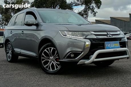 Grey 2017 Mitsubishi Outlander Wagon Ls Safety Pack (4X2)