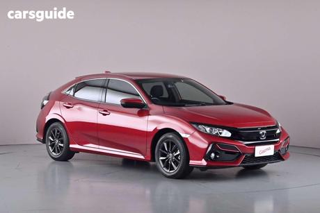 Red 2020 Honda Civic Hatchback Vti-S