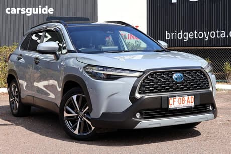Grey 2022 Toyota Corolla Cross Wagon Atmos Awd Hybrid