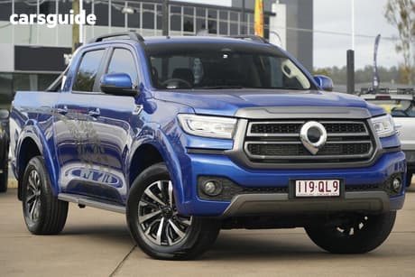 Blue 2024 GWM Cannon Dual Cab Utility Lux (4X4)