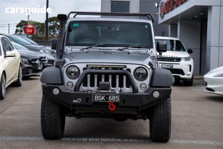 Silver 2015 Jeep Wrangler Unlimited Softtop Sport (4X4)