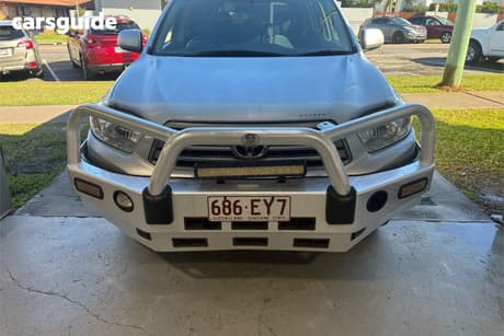 Silver 2010 Toyota Kluger Wagon Kx-R (4X4) 5 Seat