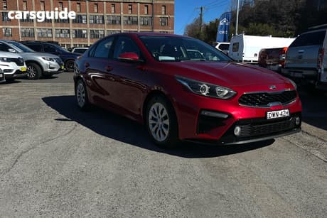 Red 2018 Kia Cerato Sedan S