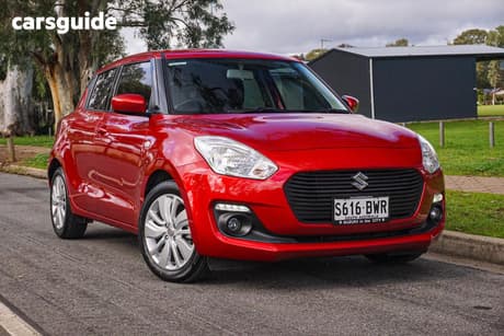 Red 2018 Suzuki Swift Hatchback Gl Navigator