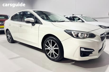 White 2017 Subaru Impreza Sedan 2.0L (Awd)