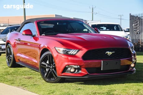 Red 2017 Ford Mustang Convertible 2.3 Gtdi