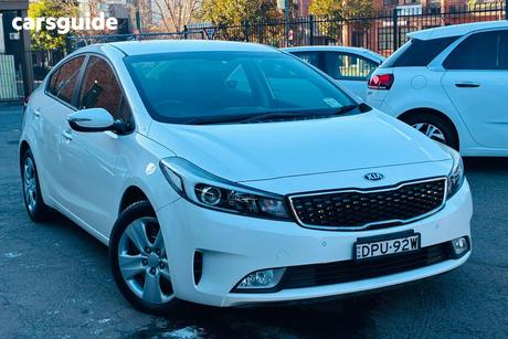 White 2017 Kia Cerato Sedan S